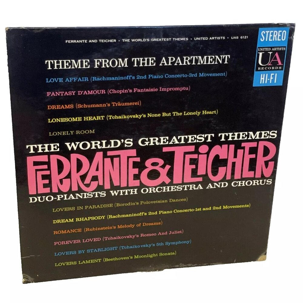 The World's Greatest Themes (Vinyl, 1971) United Artists UAS 6121 Good+ LP